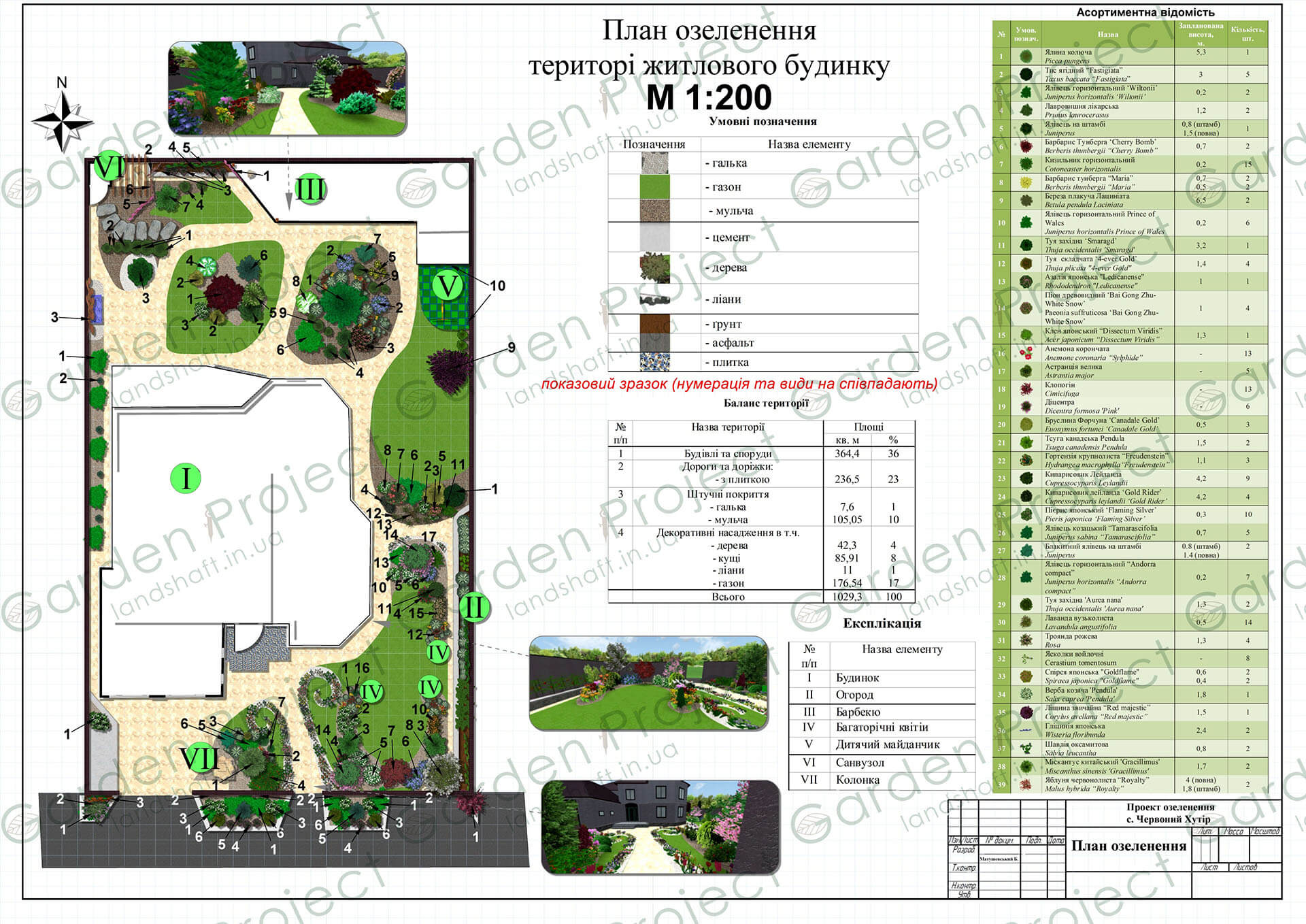 landscaping plan